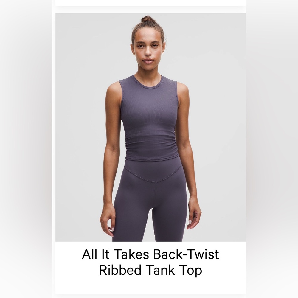 lululemon athletica Purple Muscle Tee